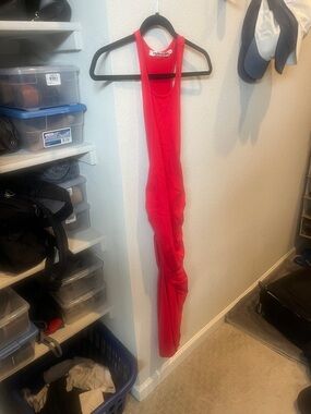 Michael Stars Red Midi Dress